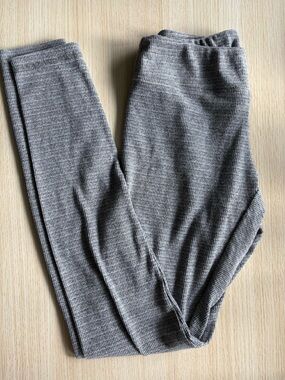 Brandy Melville Heather Gray Leggings One Size Stretchy Basic
